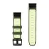 Garmin QuickFit 22 Watch Band Olive Drab / Citron Silicone Garmin QuickFit 22 Watch Band Olive Drab / Citron Silicone