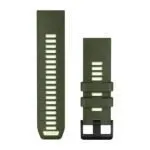 Garmin QuickFit 26 Watch Band Olive Drab / Citron Silicone Garmin QuickFit 26 Watch Band Olive Drab / Citron Silicone