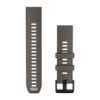 Pebble Grey / Silver Grey • QuickFit • 22 mm • Silicone