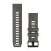 Garmin QuickFit 26 Watch Band Pebble Grey / Silver Grey Silicone Garmin QuickFit 26 Watch Band Pebble Grey / Silver Grey Silicone