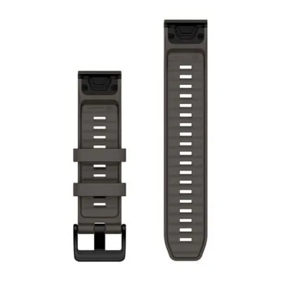 Garmin QuickFit 22 Watch Band Pebble Grey Silicone Garmin QuickFit 22 Watch Band Pebble Grey Silicone