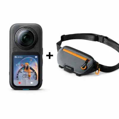 Insta360 CINSABXA-X6-STR-BLK camera + Everyday Crossbody Bag