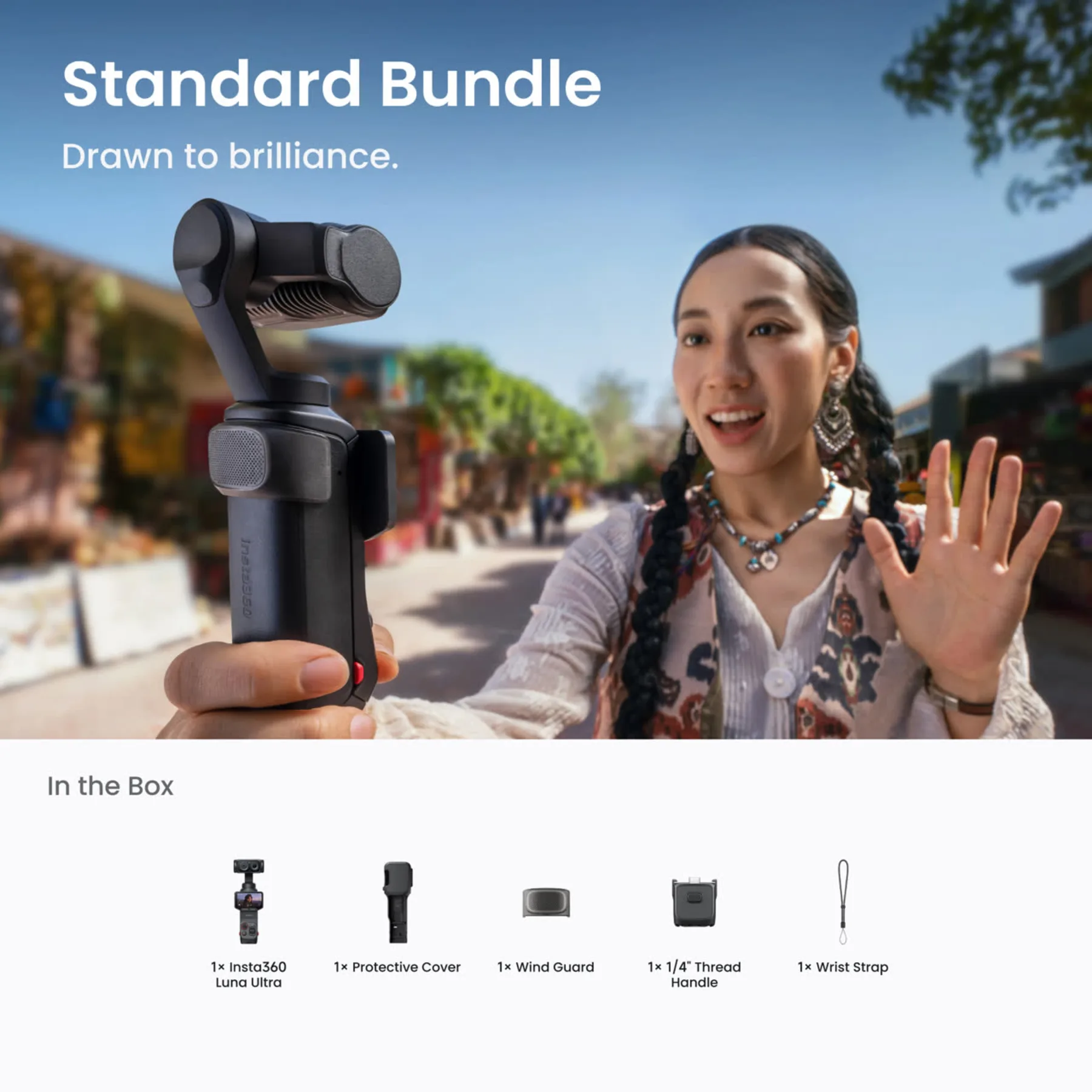 Insta360 Luna Ultra Standard Bundle, Cosmic Black