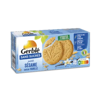 Gerblé Sugar-Free Sesame and Vanilla Biscuits 132g