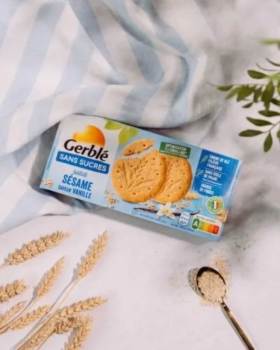 Gerblé Sugar-Free Sesame and Vanilla Biscuits 132g
