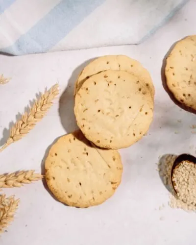 Gerblé Sugar-Free Sesame and Vanilla Biscuits 132g