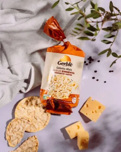 Gerblé Emmental and Black Pepper Corn Cakes 123.5g