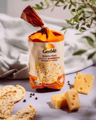 Gerblé Emmental and Black Pepper Corn Cakes 123.5g