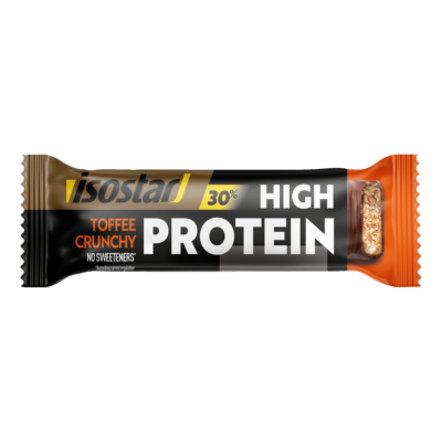 Isostar High Protein 30 Toffee Crunchy 55g – 2026 v3 Isostar High Protein 30 Toffee Crunchy 55g