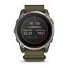 Garmin Enduro 4 Titanium / Dark Olive ComfortFit Fabric Band