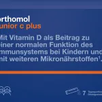 Orthomol Junior C Plus Raspberry–Lime, 7 Daily Servings